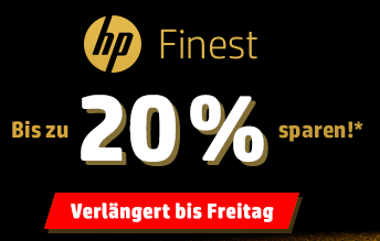 Notebooksbilliger HP Special mit bis zu 20% Rabatt auf verschiedene Produktkategorien