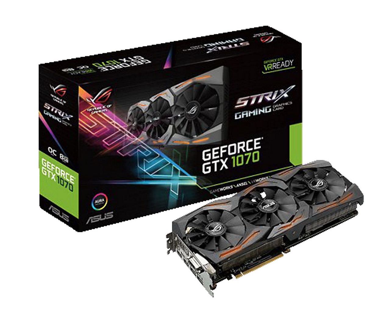 Asus GeForce GTX 1070 Strix ROG 8GB GDDR5 Grafikkarte für nur 319,- Euro inkl. Versand