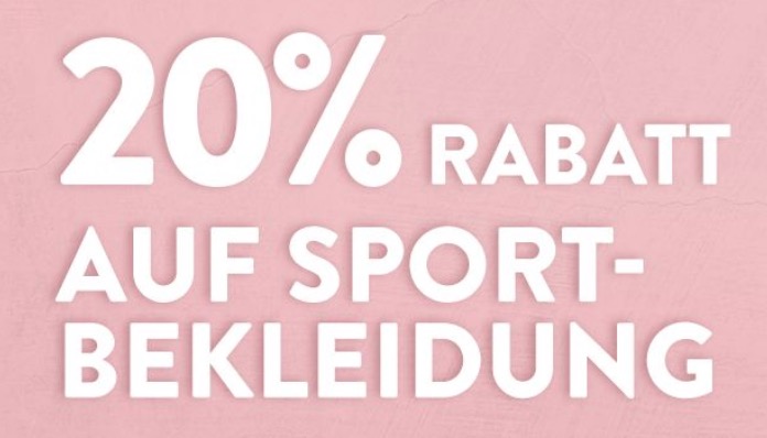 20% Rabatt auf Damen Sportmode bei Galeria Kaufhof