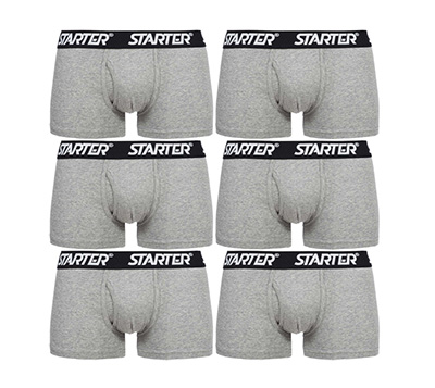 6er-Pack STARTER Boxershorts Grotts in verschiedenen Farben für nur 13,94 Euro