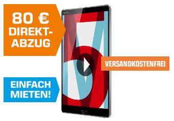 HUAWEI MediaPad M5 32 GB Tablet mit 8.4 Zoll für nur 289,- Euro inkl. Versand