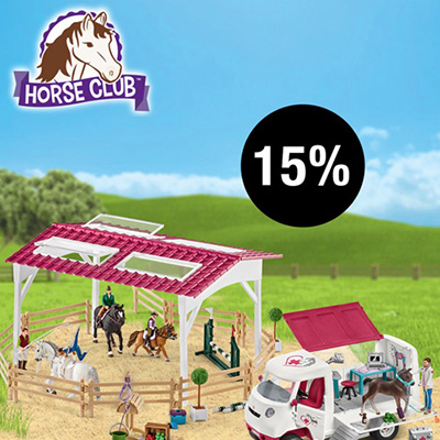 15% Rabatt auf Schleich Horse Club Produkte im Galeria Kaufhof Onlineshop