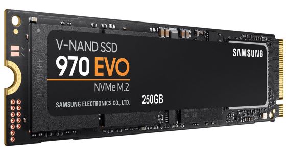 Samsung 970 EVO NVMe SSD 250GB M.2 für nur 59,90 Euro inkl. Versand
