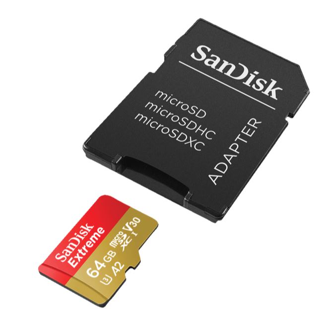 SANDISK Extreme Micro-SDXC Speicherkarte (64 GB, 160 MB/s) für nur 11,64 Euro