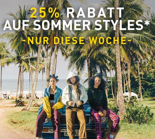 25% Rabatt auf Sommer Styles im Puma Onlineshop