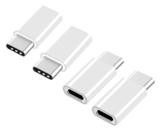 4er Pack Micro USB auf USB Typ-C Adapter für nur 91 Cent