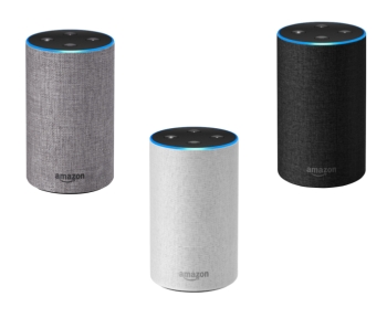 Amazon Echo (2. Gen.) Lautsprecher in grau, anthrazit oder sand je nur 79,99 Euro