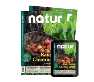 Die Zeitschrift NATUR mit E-Paper im Jahresabo ab 104,20 Euro und dazu Gutscheinprämien im Wert von bis zu 95,- Euro