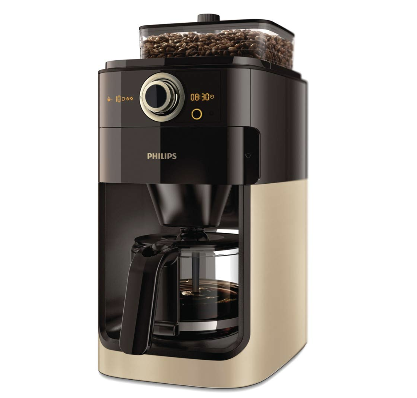 PHILIPS Grind & Brew HD7768/90 Kaffeemaschine mit Glaskanne für nur 84,99 Euro inkl. Versand