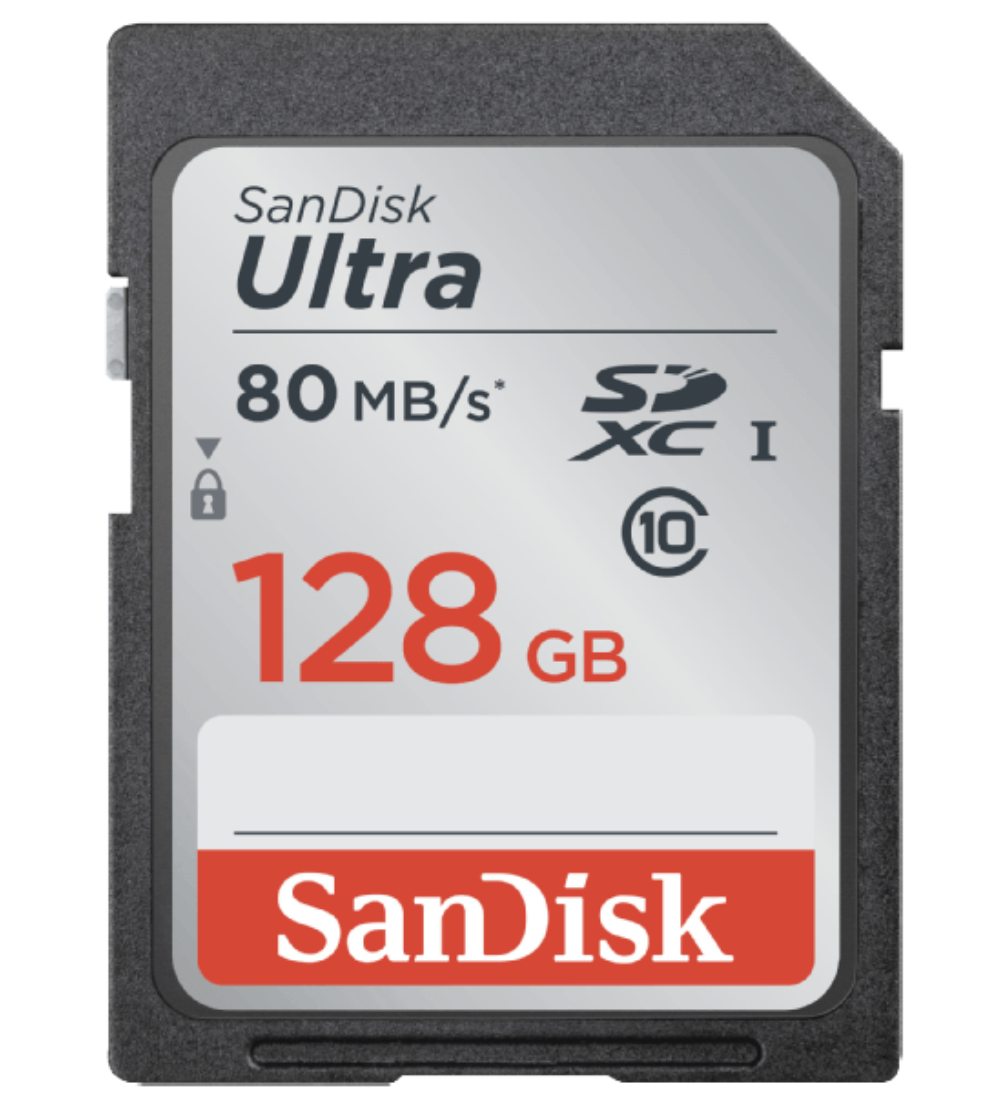 SANDISK Ultra SDXC Speicherkarte 128 GB für nur 18,- Euro