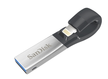 SANDISK iXpand 128 GB, Flash-Laufwerk für nur 39,- Euro inkl. Versand