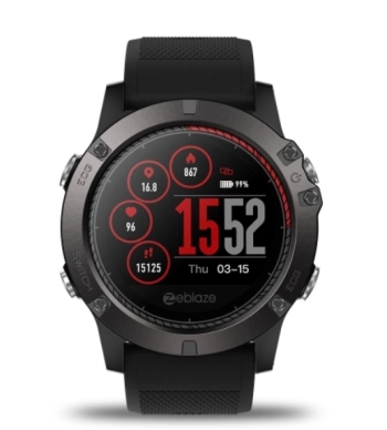Zeblaze VIBE 3 ECG Sport Smartwatch mit Herzfrequenzmesser