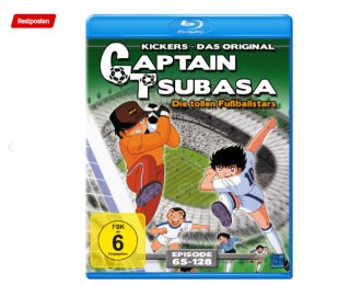 Captain Tsubasa – Die tollen Fußballstars – Episoden 65-128 [Blu-ray] für 13,- Euro