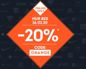 SportScheck Orange Days mt 20% auf fast Alles – auch bereits reduzierte Ware