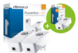 Powerline Adapter DEVOLO dLAN 1200+ Starter Kit + dLAN 1200 (insgesamt 3 Adapter) für 99,- Euro bei Saturn