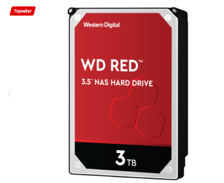 3,5″ HDD WD Red BULK mit 3TB (WD30EFRX-68EUZNO) für 84,03 Euro