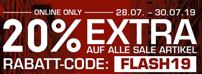 Nur noch heute: 20% Extra Rabatt auf Sale Artikel bei Snipes