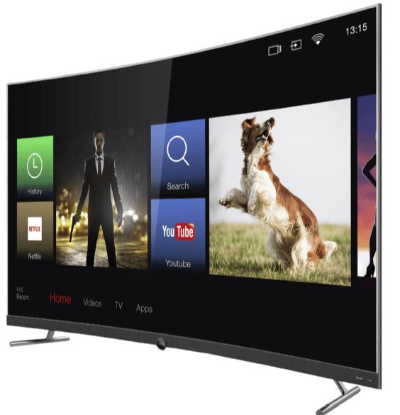 TCL 55DP670 LED TV (Curved, 55 Zoll, UHD 4K, SMART TV) für nur 399,- Euro inkl. Versand