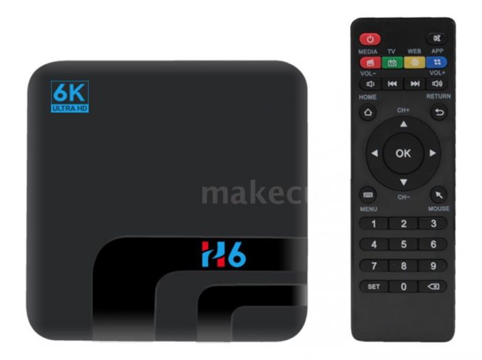 H6 Android 9.0 6K Smart TV Box (32GB Speicher, 4 GB Ram) für nur 31,45 Euro inkl. Versand