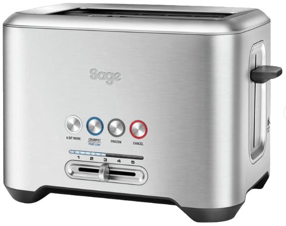 SAGE STA720BSS2EEU1 The Bit More Toaster (1000 Watt, Schlitze: 2) für nur 59,99 Euro inkl. Versand