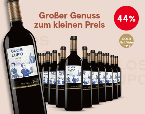 Vinos.de Monatsangebot – 18 Flaschen Clos Lupo Reserva 2015 für nur 69,90 Euro inkl. Versand