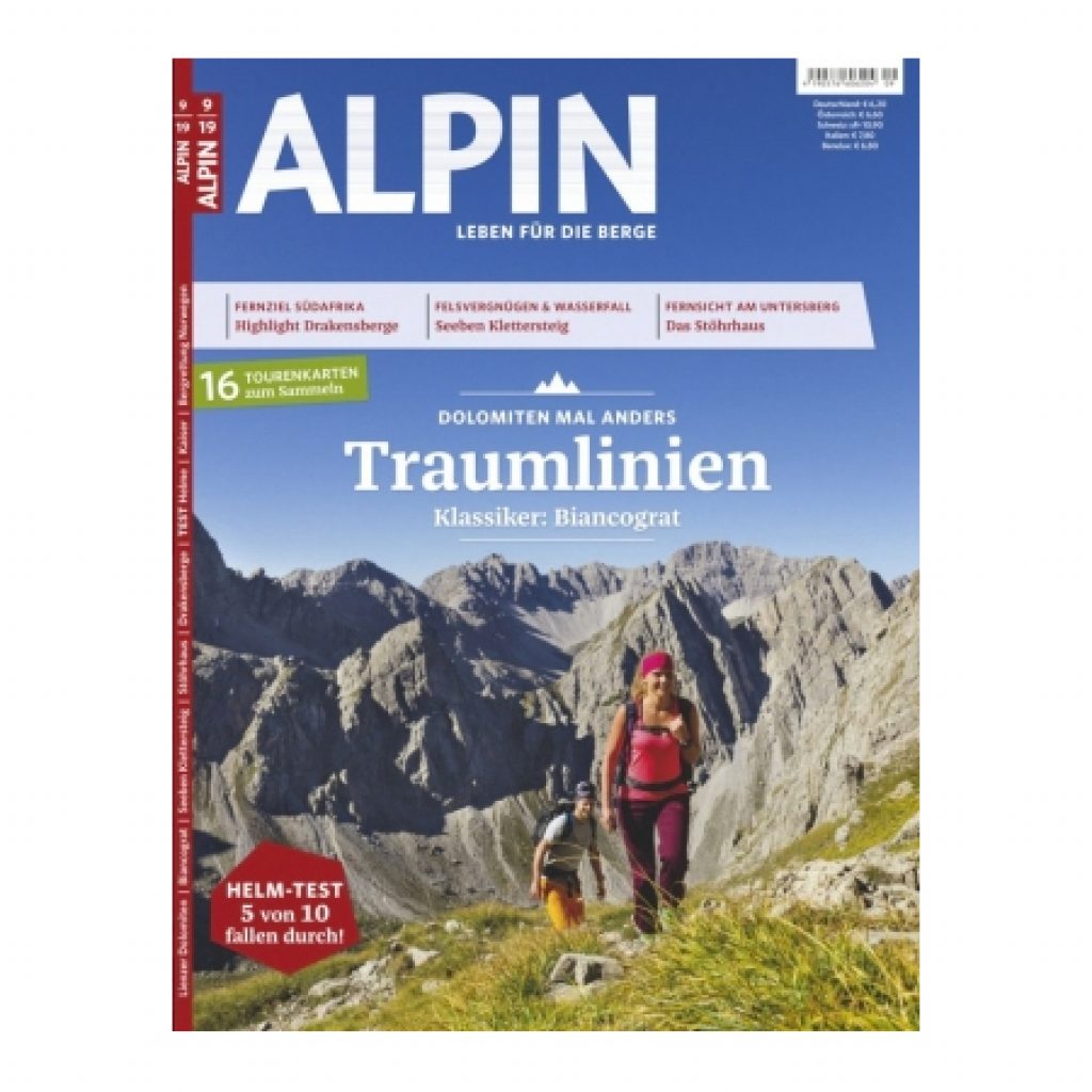 Jahresabo mit 12 Ausgaben der Zeitschrift ALPIN für einmalig nur 24,95