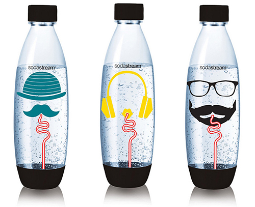 Dreierpack SodaStream Hipster Flaschen (je 1L) für nur 18,90 Euro inkl. Versand