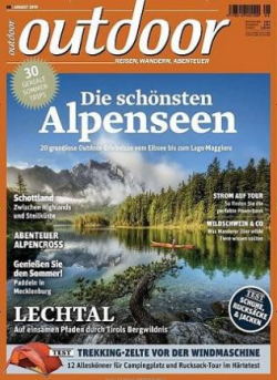 Wieder da: Jahresabo der Zeitschrift Outdoor für 65,80 Euro und dazu Prämien bis zu 50,- Euro