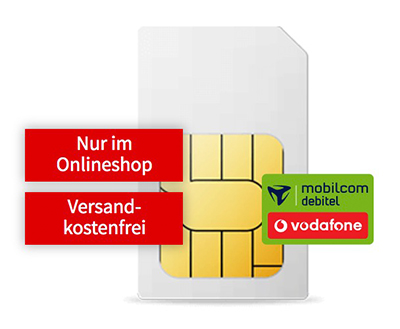 Knaller! MD Vodafone green LTE Allnet-Flat mit 6GB Daten für mtl. 16,99 Euro + 300,- Euro MediaMarkt Geschenk-Coupon