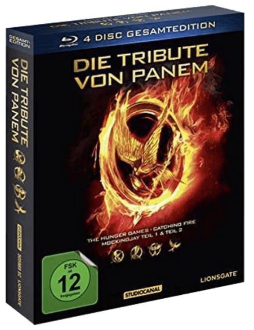 Die Tribute von Panem (Gesamtedition) [Blu-ray] für nur 13,- Euro inkl. Versand