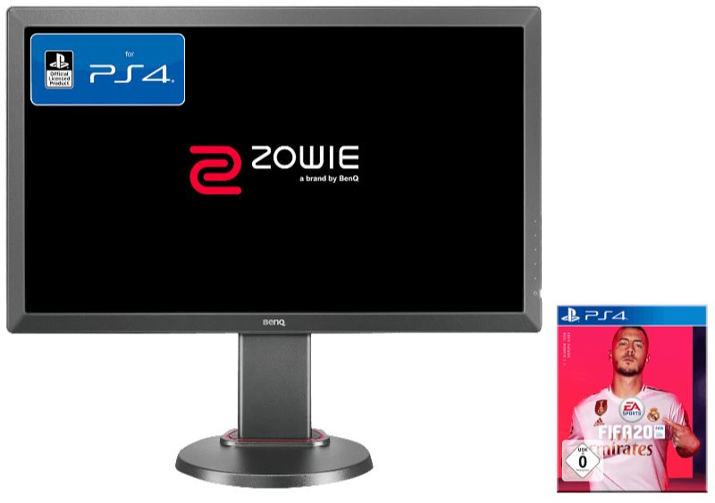 BENQ ZOWIE RL2455TS Full-HD Gaming Monitor + PS4 FIFA 20 für nur 169,- Euro
