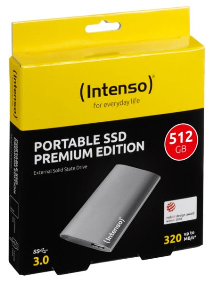 INTENSO Premium Edition externe SSD (512 GB) für nur 59,- Euro inkl. Versand