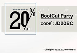 20% Rabatt auf alle Bootcut Jeans bei Jeans-Direct