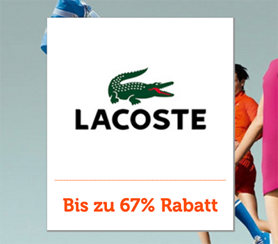 Lacoste Sale bei iBood mit bis zu 67% Rabatt – z.B. T-Shirts für 19,95 Euro