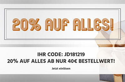 20% Rabatt auf das gesamte Sortiment im Jeans-Direct Onlineshop (MBW: 40,- Euro)