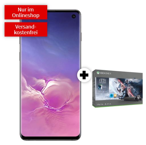 MD Vodafone green LTE mit 16 GB Daten für mtl. 36,99 Euro + SAMSUNG Galaxy S10 & Microsoft Xbox One X 1TB – Star Wars Jedi: Fallen Order für einmalig 99,- Euro