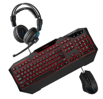 Erazer Gaming Sparpaket: Tastatur (X81019), Maus (X81026), Headset (P83962) für nur 49,95 Euro inkl. Versand