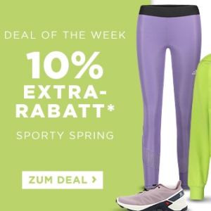 Engelhorn Sporty Spring Weekly-Deal: 10% Rabatt auf die Kategorie Sport