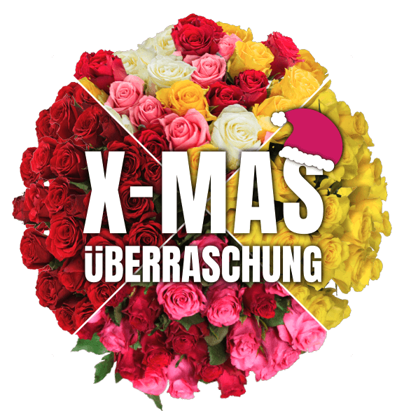 Blumenstrauß Rosenüberraschung “XMas Edition” mit 40 Blüten für nur 24,98 Euro inkl. Lieferung