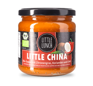 Little Lunch “Little China Biosuppe” mit Zitronengras, Koriander und Chili für 1,69 Euro