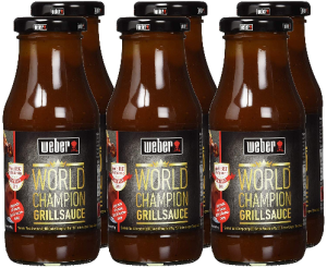 6er Pack Weber World Champion Grill-Sauce BBQ für nur 6,66 Euro inkl. Versand