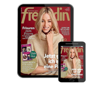 Knaller: Halbjahresabo der Zeitschrift freundin als E-Paper ab 35,88 Euro und Prämien im Wert von bis zu 35,- Euro