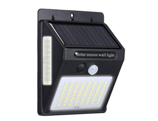Ltteny Solar LED Außenlampe mit Bewegungsmelder und 2.200 mAh Akku für 7,99 Euro