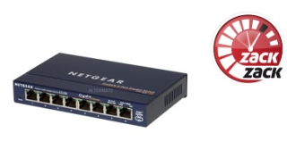 Netgear 8-Port GS108GE Gigabit Switch für 25,99 Euro inkl. Versand