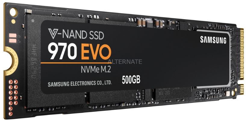 Samsung 970 EVO 500 GB NVMe SSD für nur 81,89 Euro inkl. Versand (statt 99,- Euro)