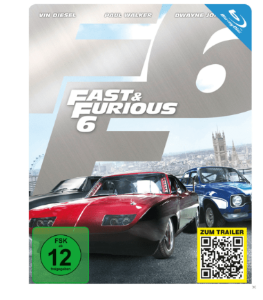 Fast & Furious 6 (Steelbook Edition) – (Blu-ray) für nur 5,- Euro inkl. Versand