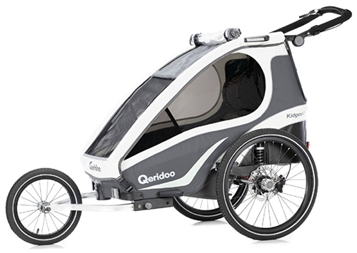 Qeridoo Kinderfahrradanhänger Kidgoo1 Sport für nur 379,99 Euro (statt 457,- Euro)