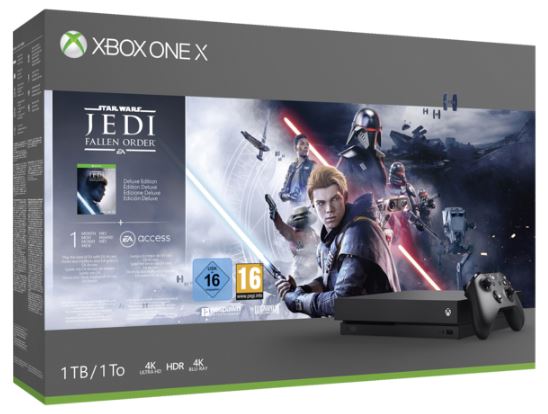 MICROSOFT Xbox One X 1TB – Star Wars Jedi: Fallen Order Bundle für nur 289,- Euro inkl. Versand