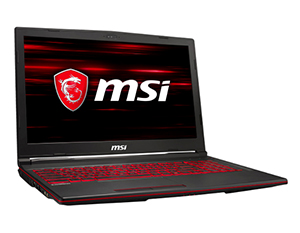 MSI GL63 8RE-643 15,6″ Full HD Gaming Notebook (i7-8750H, GTX 1060 6GB, 8GB RAM) für nur 789,- Euro