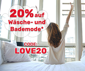 20% Rabatt auf Wäsche und Bademode im Neckermann Onlineshop